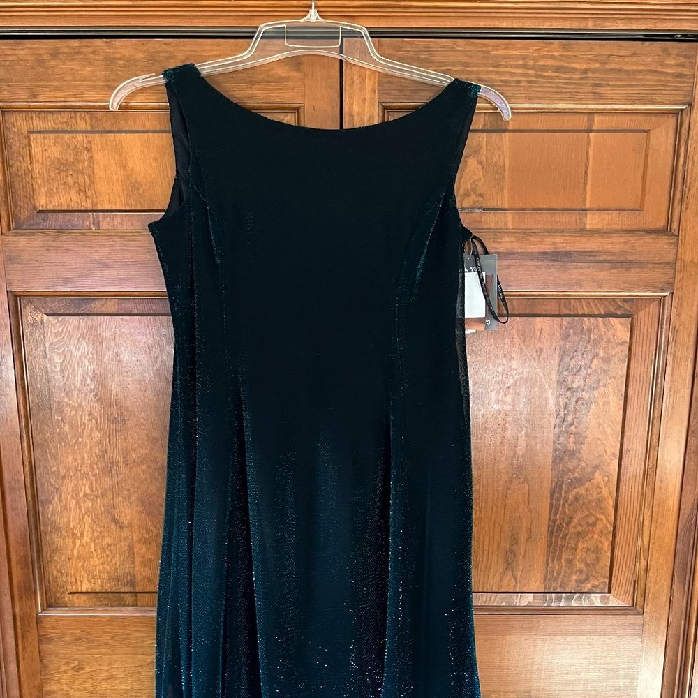 Scott McClintock Vintage Long Dark Green Dress --- Size 10